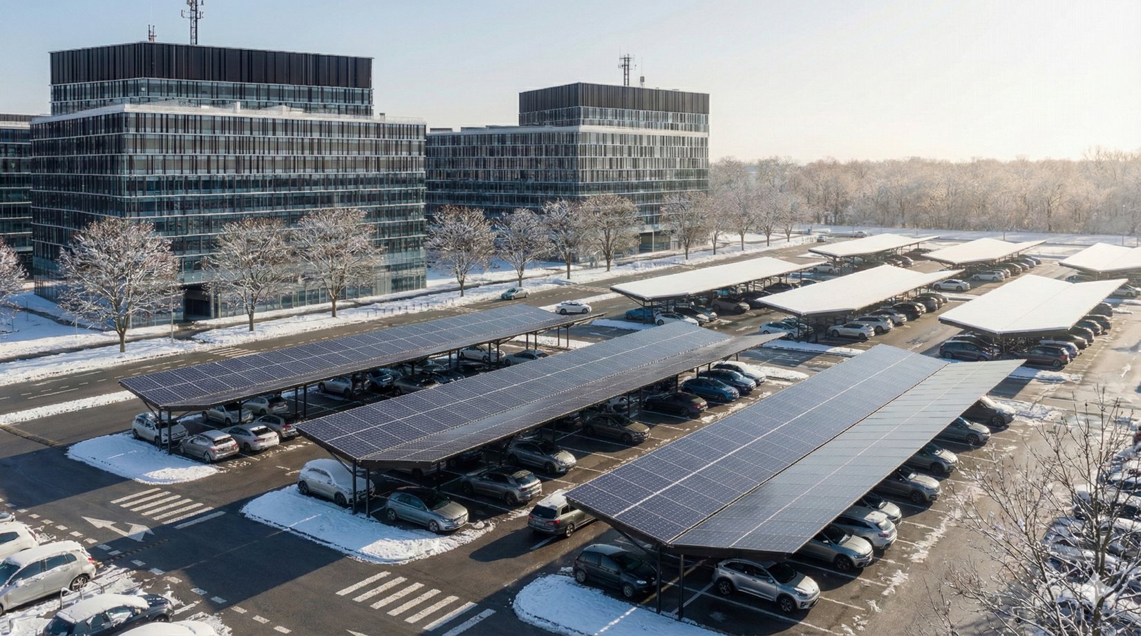 Basic Y Parkplatzüberdachung